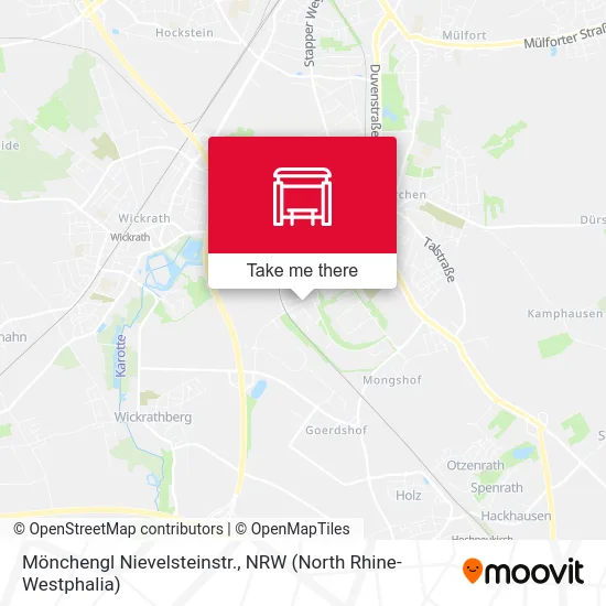 Карта Mönchengl Nievelsteinstr.