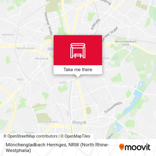 Карта Mönchengladbach Hermges