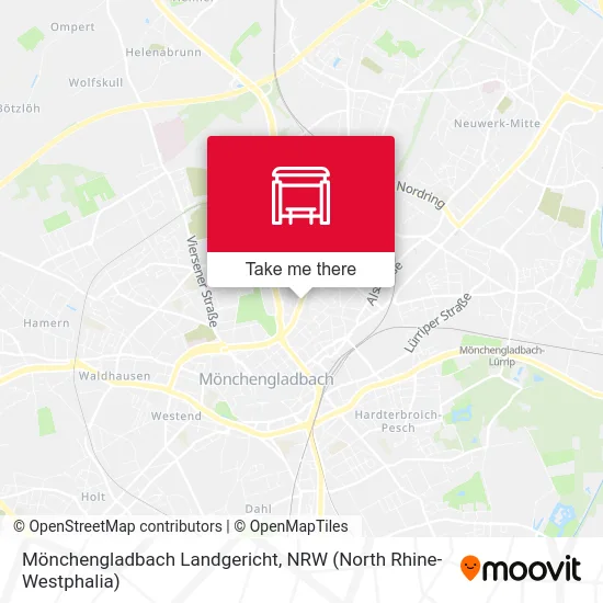 Карта Mönchengladbach Landgericht