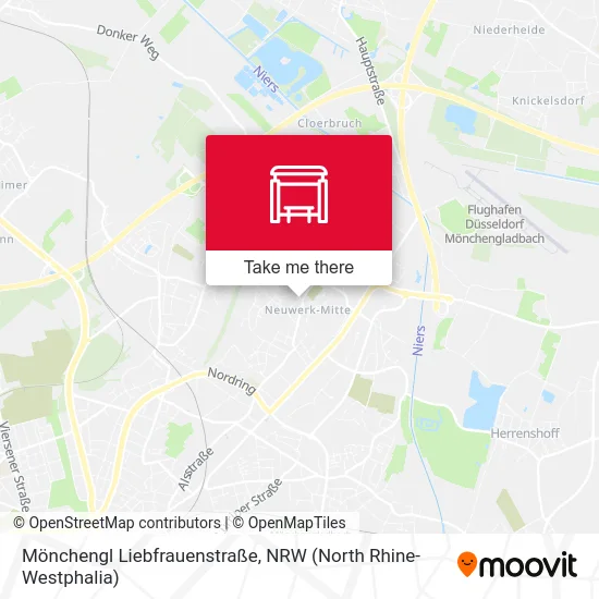 Карта Mönchengl Liebfrauenstraße