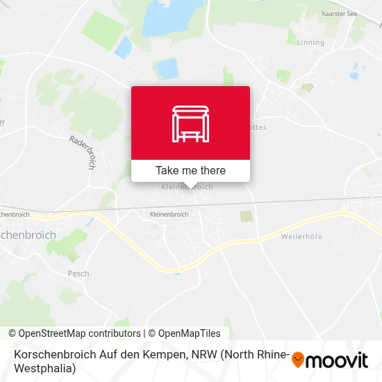 Korschenbroich Auf den Kempen map