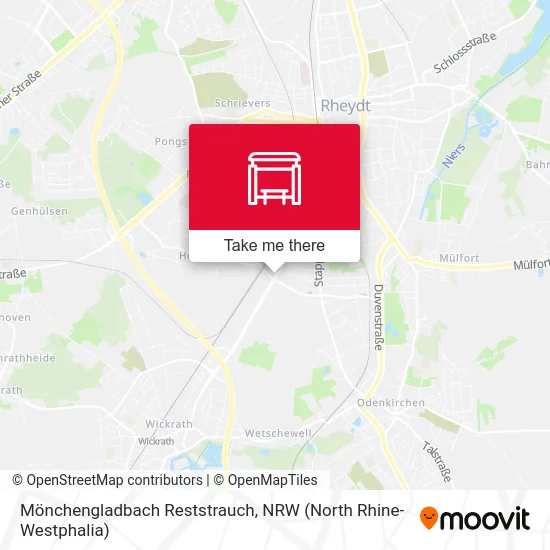 Карта Mönchengladbach Reststrauch