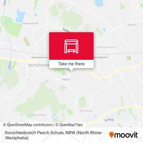 Korschenbroich Pesch Schule map
