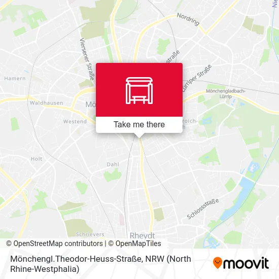 Карта Mönchengl.Theodor-Heuss-Straße