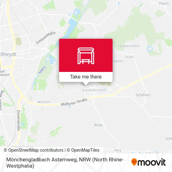 Карта Mönchengladbach Asternweg