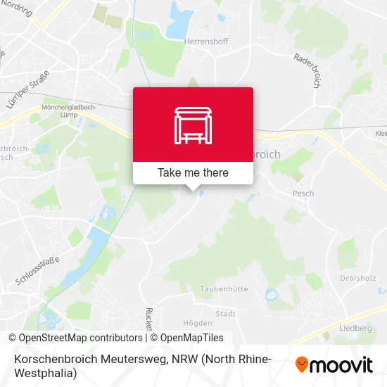Korschenbroich Meutersweg map