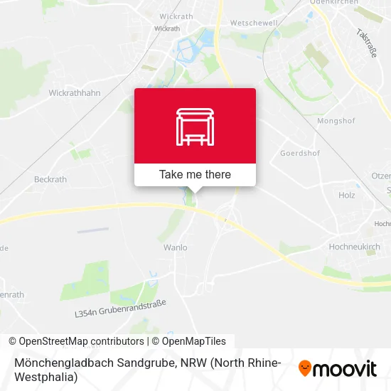 Карта Mönchengladbach Sandgrube