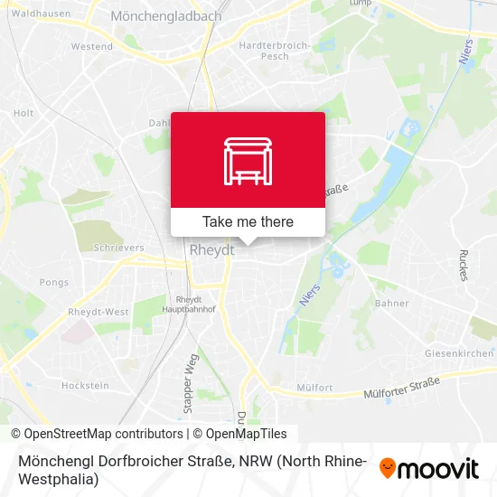 Карта Mönchengl Dorfbroicher Straße