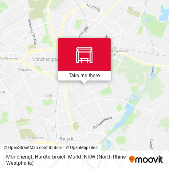 Карта Mönchengl. Hardterbroich Markt