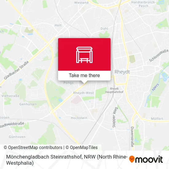 Карта Mönchengladbach Steinrathshof
