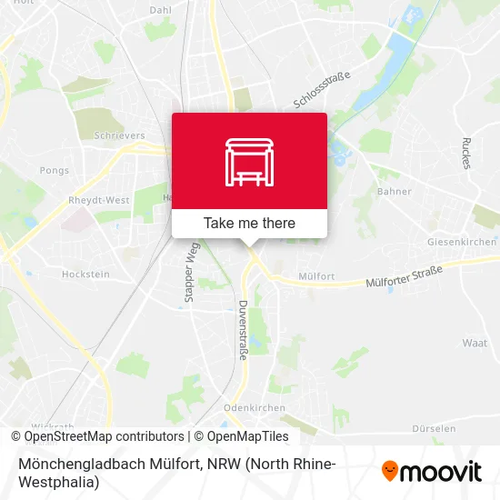 Карта Mönchengladbach Mülfort