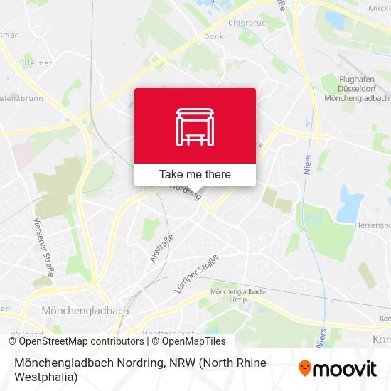 Карта Mönchengladbach Nordring