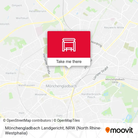 Карта Mönchengladbach Landgericht