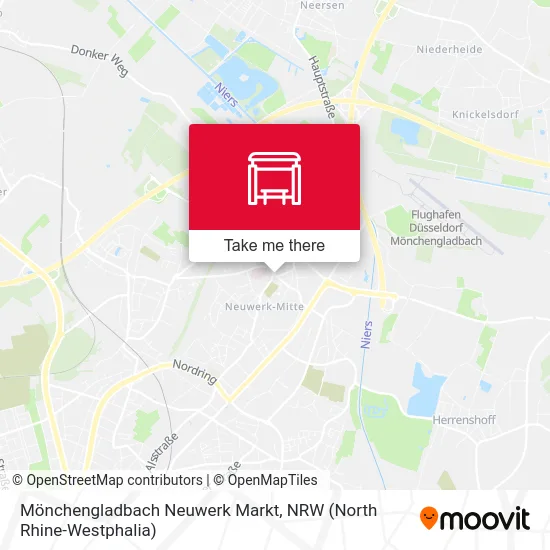 Карта Mönchengladbach Neuwerk Markt