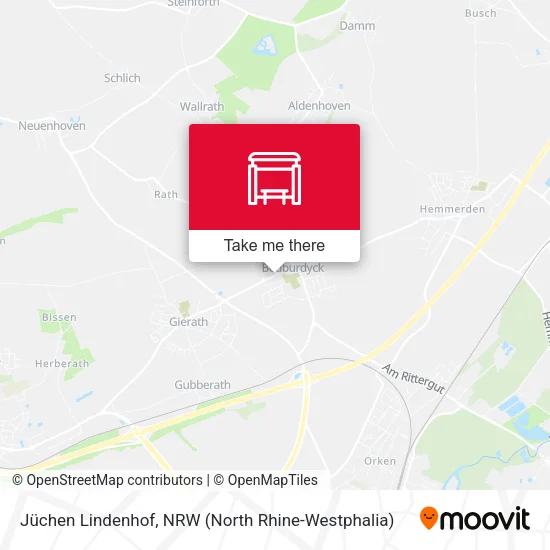 Карта Jüchen Lindenhof