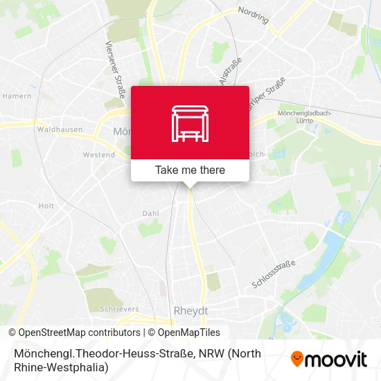 Карта Mönchengl.Theodor-Heuss-Straße
