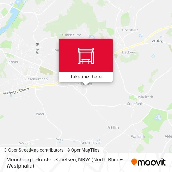 Карта Mönchengl. Horster Schelsen