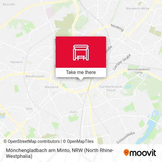 Карта Mönchengladbach am Minto