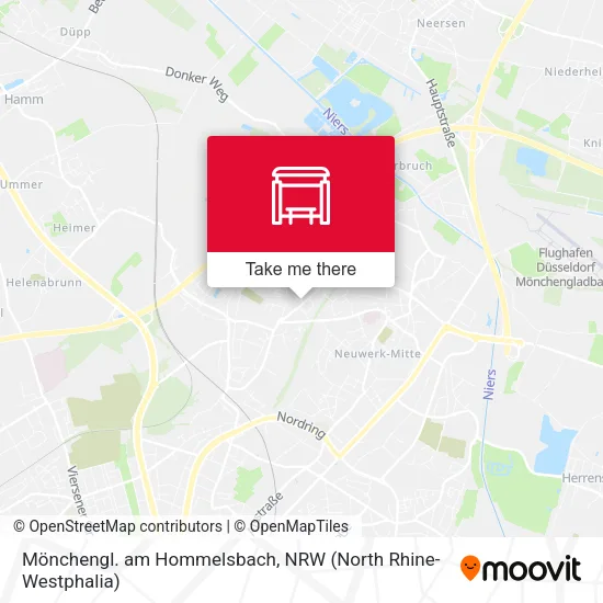 Карта Mönchengl. am Hommelsbach