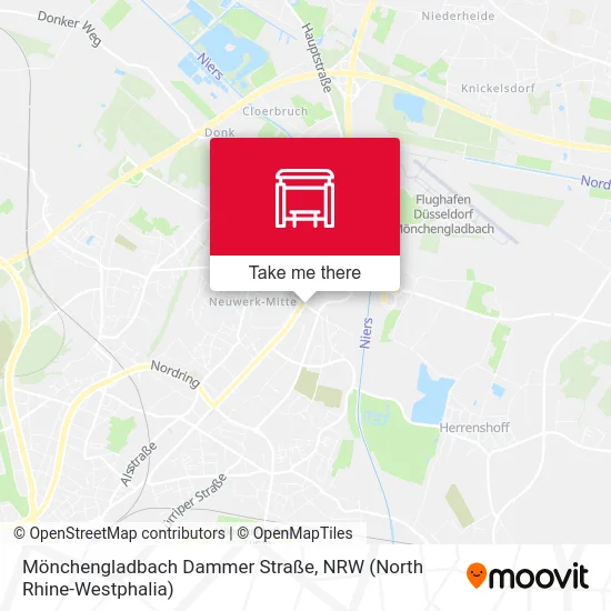 Карта Mönchengladbach Dammer Straße