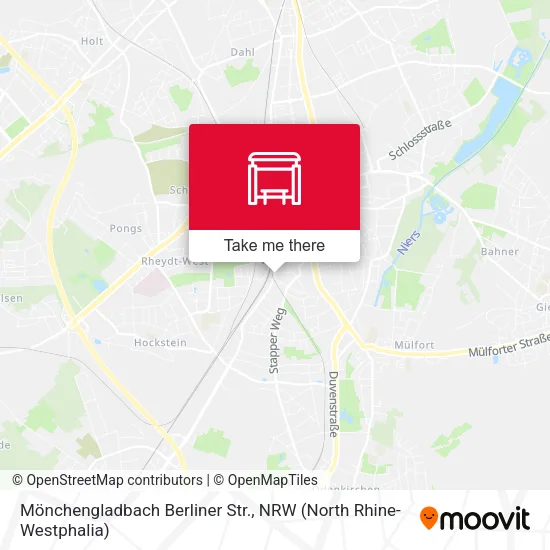 Карта Mönchengladbach Berliner Str.