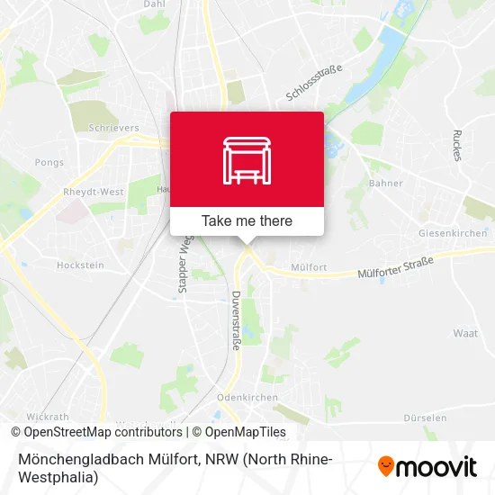 Карта Mönchengladbach Mülfort
