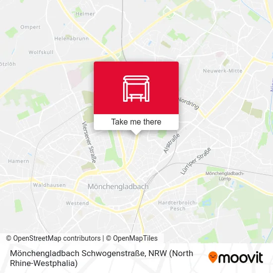 Карта Mönchengladbach Schwogenstraße