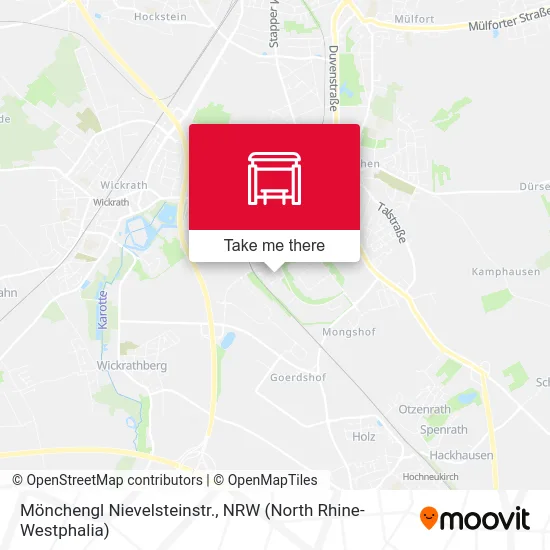 Карта Mönchengl Nievelsteinstr.