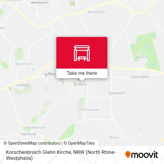 Korschenbroich Glehn Kirche map