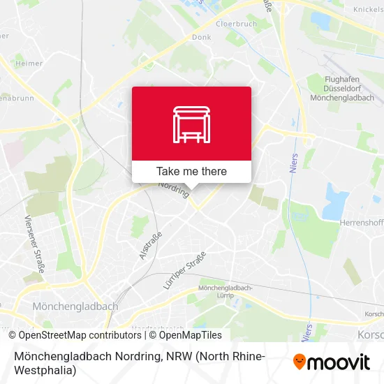 Карта Mönchengladbach Nordring