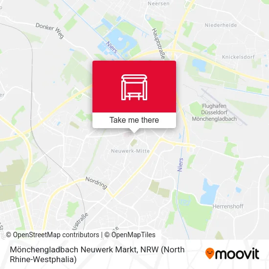 Карта Mönchengladbach Neuwerk Markt