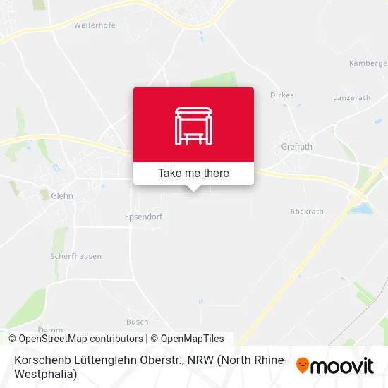 Карта Korschenb Lüttenglehn Oberstr.