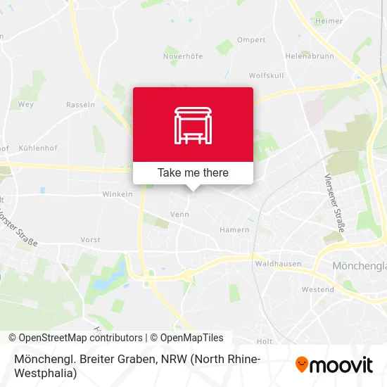 Карта Mönchengl. Breiter Graben