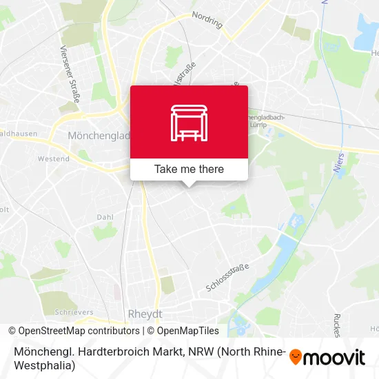 Карта Mönchengl. Hardterbroich Markt