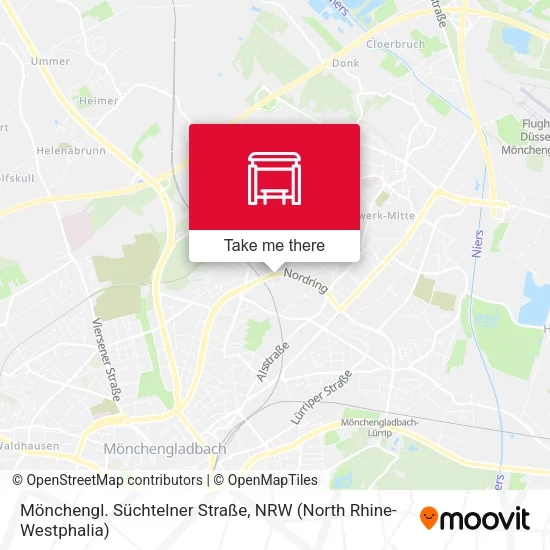 Карта Mönchengl. Süchtelner Straße