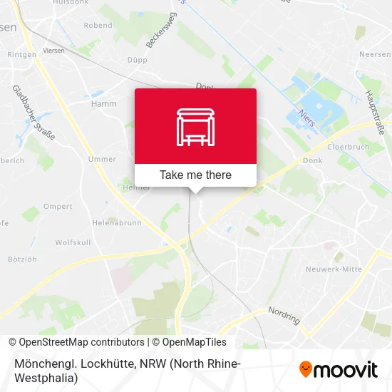 Карта Mönchengl. Lockhütte