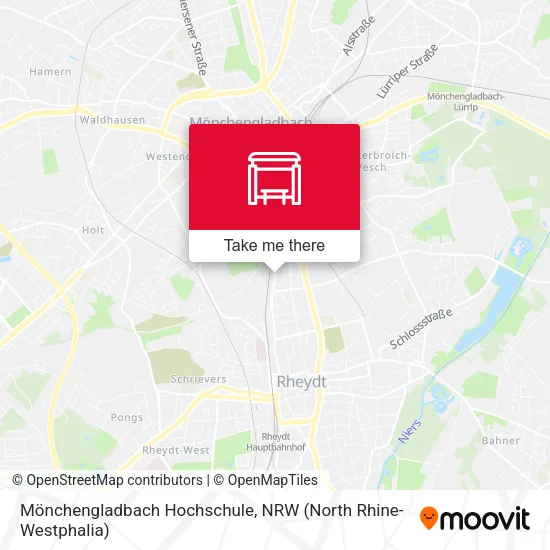 Карта Mönchengladbach Hochschule