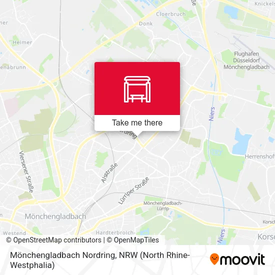 Карта Mönchengladbach Nordring