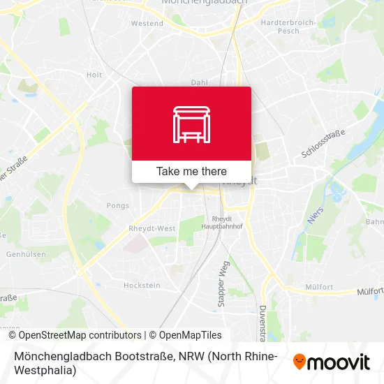 Карта Mönchengladbach Bootstraße