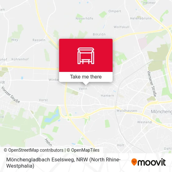 Карта Mönchengladbach Eselsweg