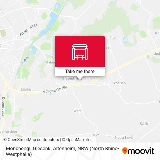 Карта Mönchengl. Giesenk. Altenheim