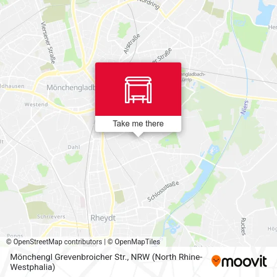 Карта Mönchengl Grevenbroicher Str.