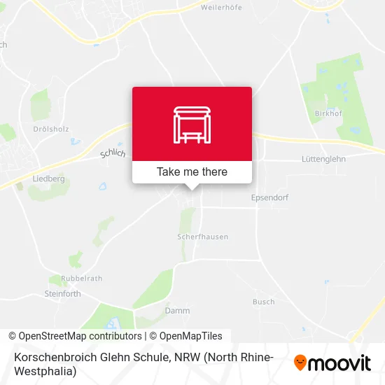 Korschenbroich Glehn Schule map