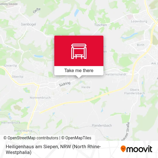 Heiligenhaus am Siepen map