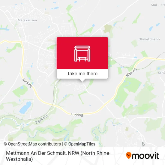 Mettmann An Der Schmalt map