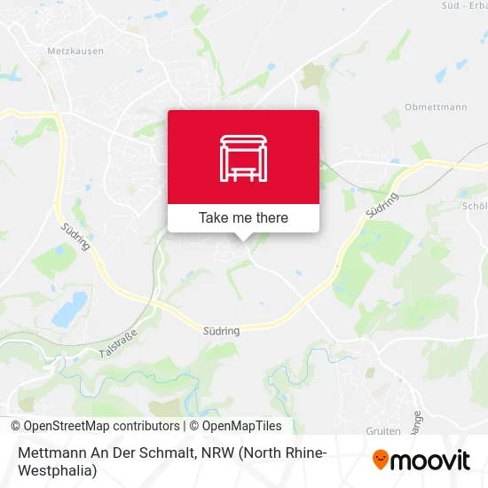 Mettmann An Der Schmalt map