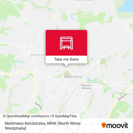 Mettmann Nordstraße map