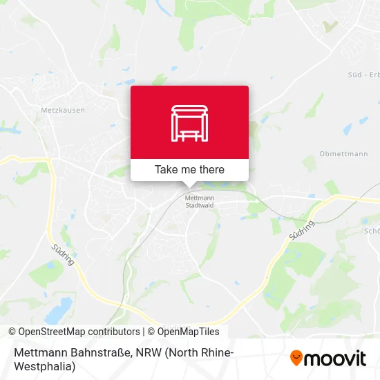 Mettmann Bahnstraße map