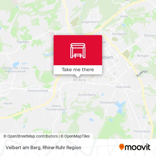 Карта Velbert am Berg