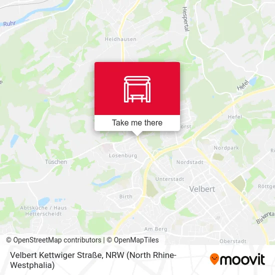 Velbert Kettwiger Straße map